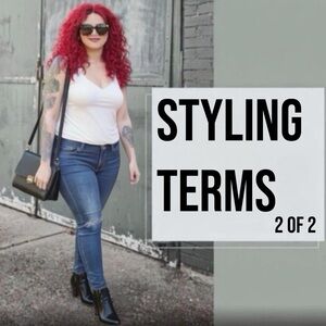 STYLING TERMS & SIZE CHARTS FOR ONLINE SHOPPING (2 of 2)